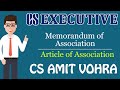 Memorandum of Association & Article of Association