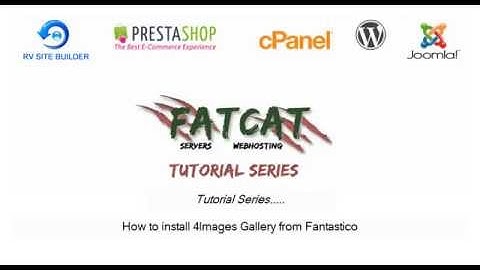 How to install 4Images Gallery from Fantastico