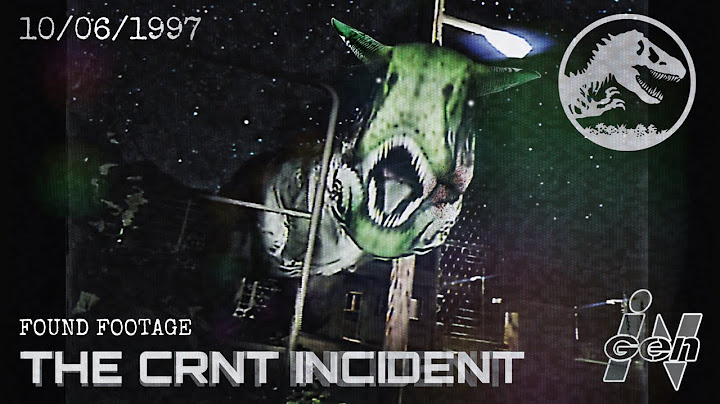 THE CARNO INCIDENT : FOUND FOOTAGE - JURASSIC PARK VHS (Analog Horror)
