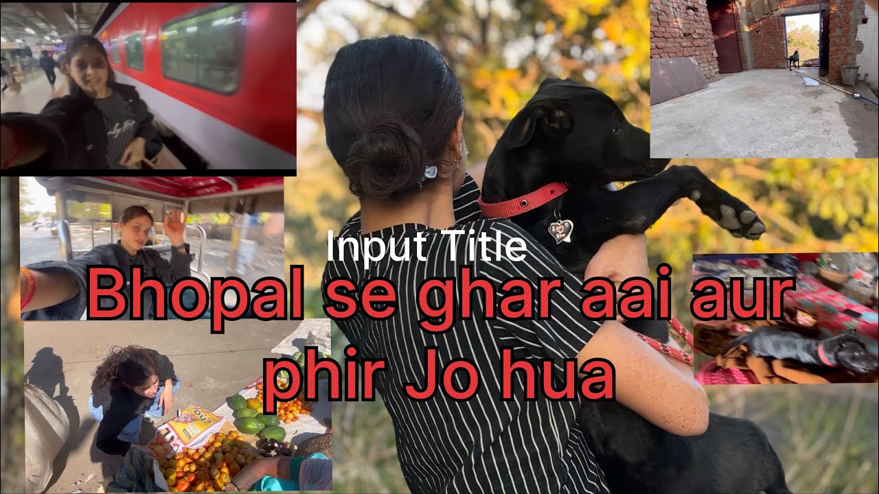 Life ke best moments simple hote hain 💛 TravelVlog #HomeDiaries #BhopalLife #VillageMarket #FreshSab