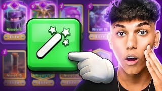 O BOTÃO ALEATÓRIO ESCOLHE MEUS DECKS NO CLASH ROYALE!