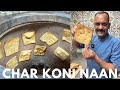 Char Koni Naan | चार कोनी नान | Hyderabadi Naan Recipe | Chai Koni Hyderabadi Naan | Naan Recipe