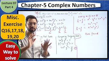 Chapter 5 Complex Numbers Miscellaneous exercise | Q16 to Q20 | Class 11 Math NCERT | By CA Devinder