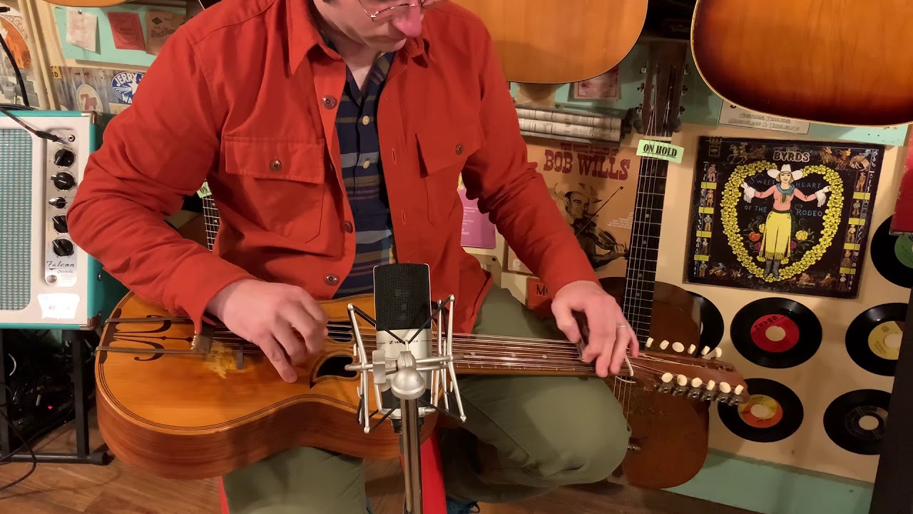 1930s Viola da Terra Hawaiian 12-String Lap Guitar Conversion