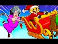 DIVENTO BABBO NATALE PAZZO PER FARE SCHERZI ILLEGALI ALLA MIA PROF SPAVENTOSA! L'HO FATTA VOLARE?!
