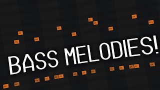 How To Make Melodies For Your Bassline!