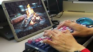 ASMR Typing with Nature Sounds