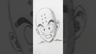 Krillin drawing 🤯🔥#shorts #youtubeshorts #trending #viral #dragonball #art