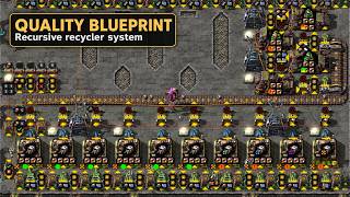 Factorio Space Age: Quality recycler casino