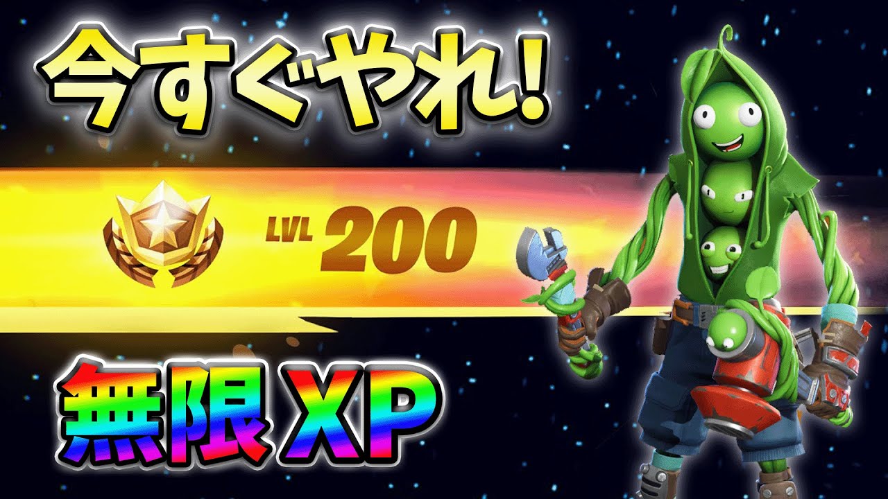 レベル上げ無限XP】最速レベル200行きたい人のための最新