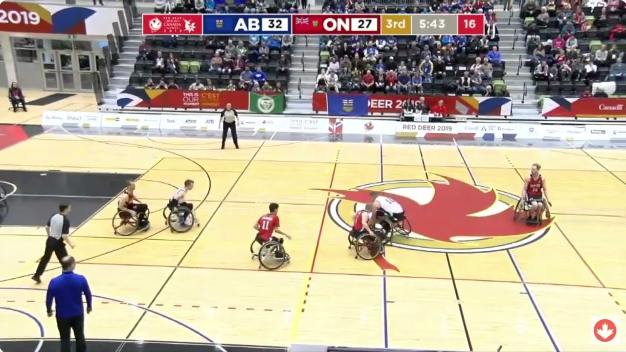 Branden Troutman Wheelchair Basketball Highlights // 2019 Canada Winter Games