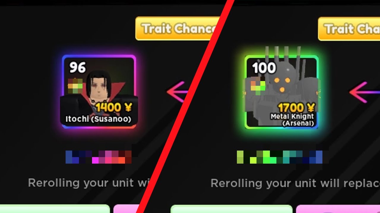 Reroll trait?