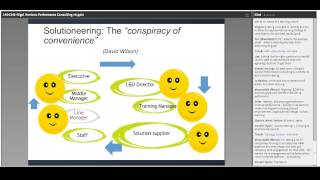 LSG Webinars:Performance Consulting, Learning Leadership and escaping the Training Ghetto