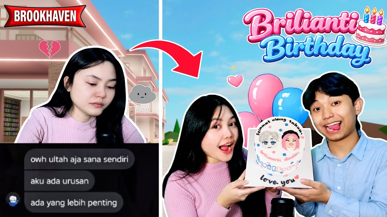 AKU ULANG TAHUN TAPI KENA PRANK SAMPAI NANGIS SAMA WILJAYSAN DI BROOKHAVEN🥺