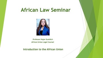 Presentation of Prof Hajer Gueldich on AU Organs Law and Policies April 2025