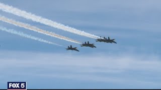 WATCH: Blue Angels, Thunderbirds fly over DC to thank healthcare workers | FOX 5 DC screenshot 5