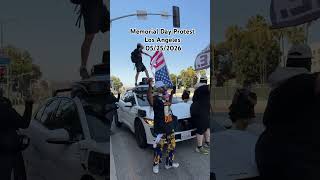 Memorial Day Protest Los Angeles 2026 #losangeles #dtla #shorts