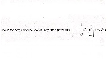 If omega is the complex cube root of unity, then prove that