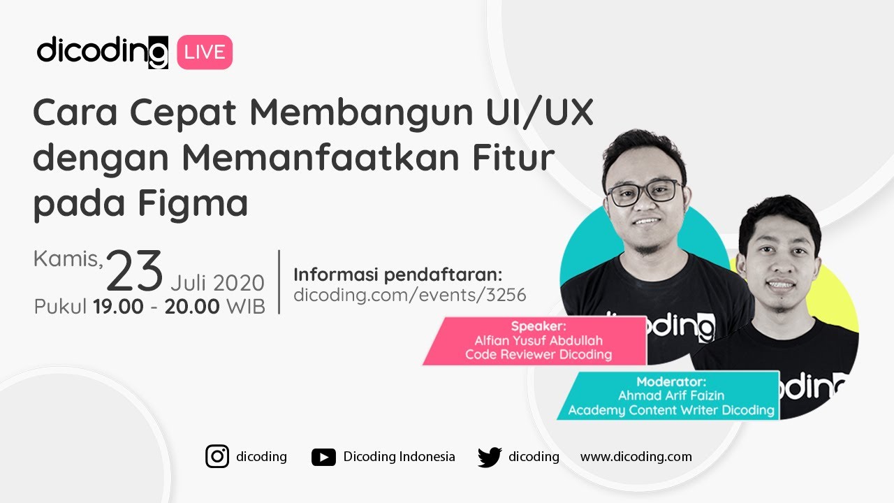 Cara Cepat Membangun UI/UX dengan Memanfaatkan Fitur pada Figma - YouTube