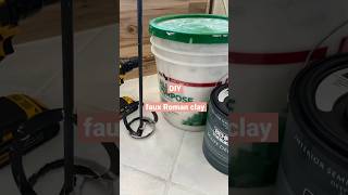 Roman Clay Faux Finish In Black