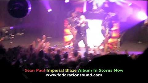 Sean Paul Gimme The Light & Like Glue Live 8.18.09 IMPERIAL BLAZE Album Release Party