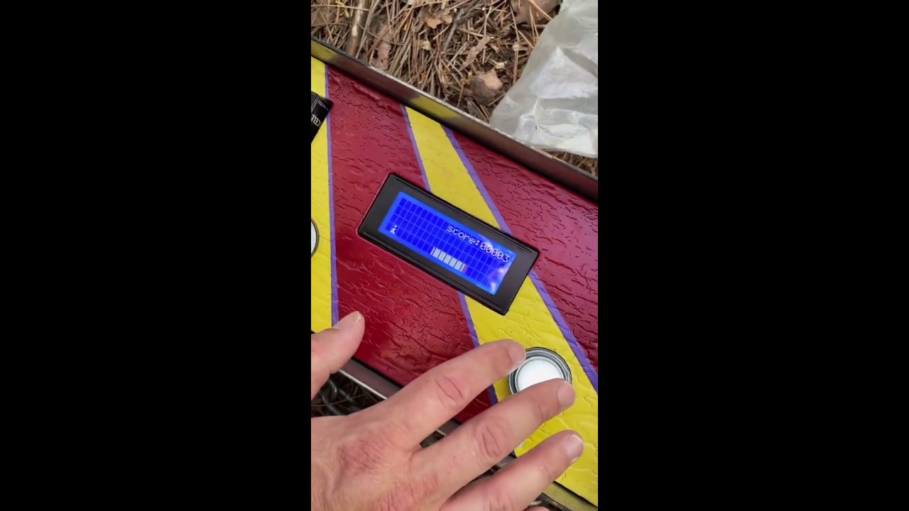 A Video Game Geocache In The Woods 