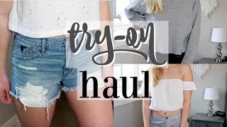 SPRING BREAK TRY-ON HAUL | Brandy Melville, Urban Outfitters, American Eagle + More