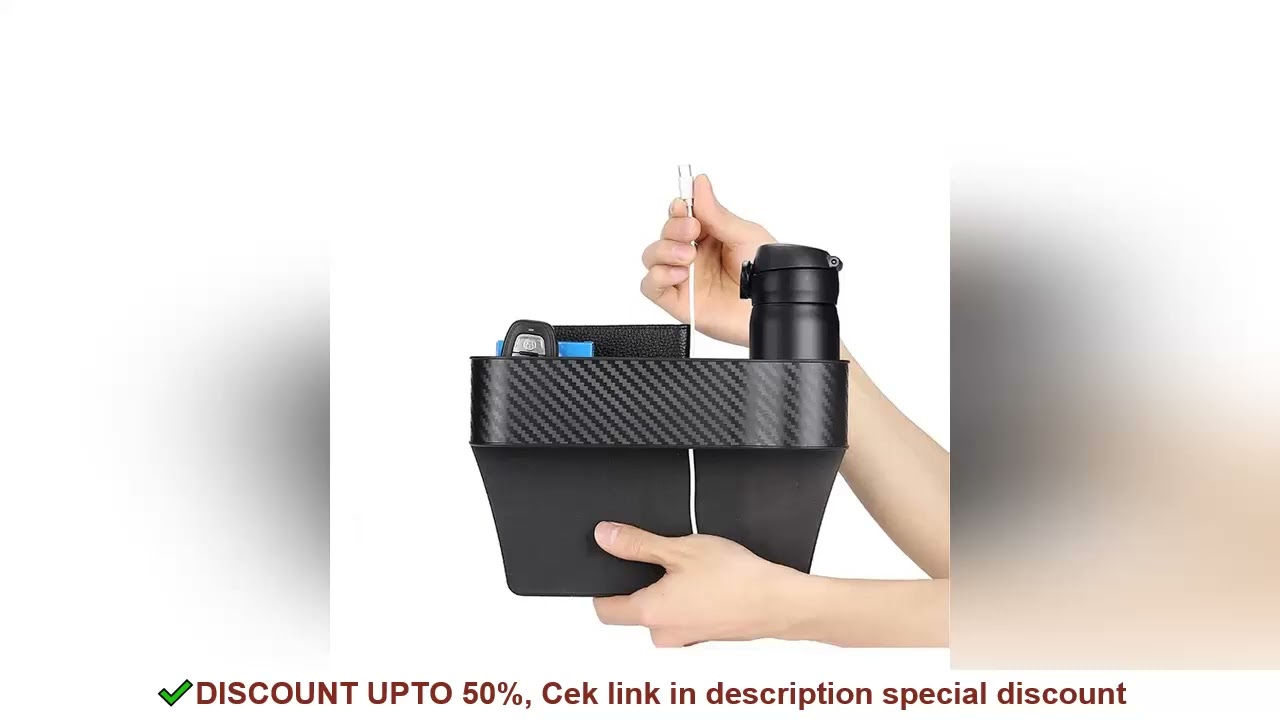 Car Seat Crevice Gaps Storage Box Seat Organizer Gap Slit Filler Holder For Wallet Phone Cigarette S