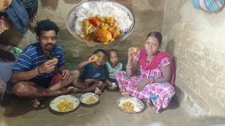 आज खाए अण्डा का सब्जी और भात | Today's Eating Egg Curry with rice | jh eating show 