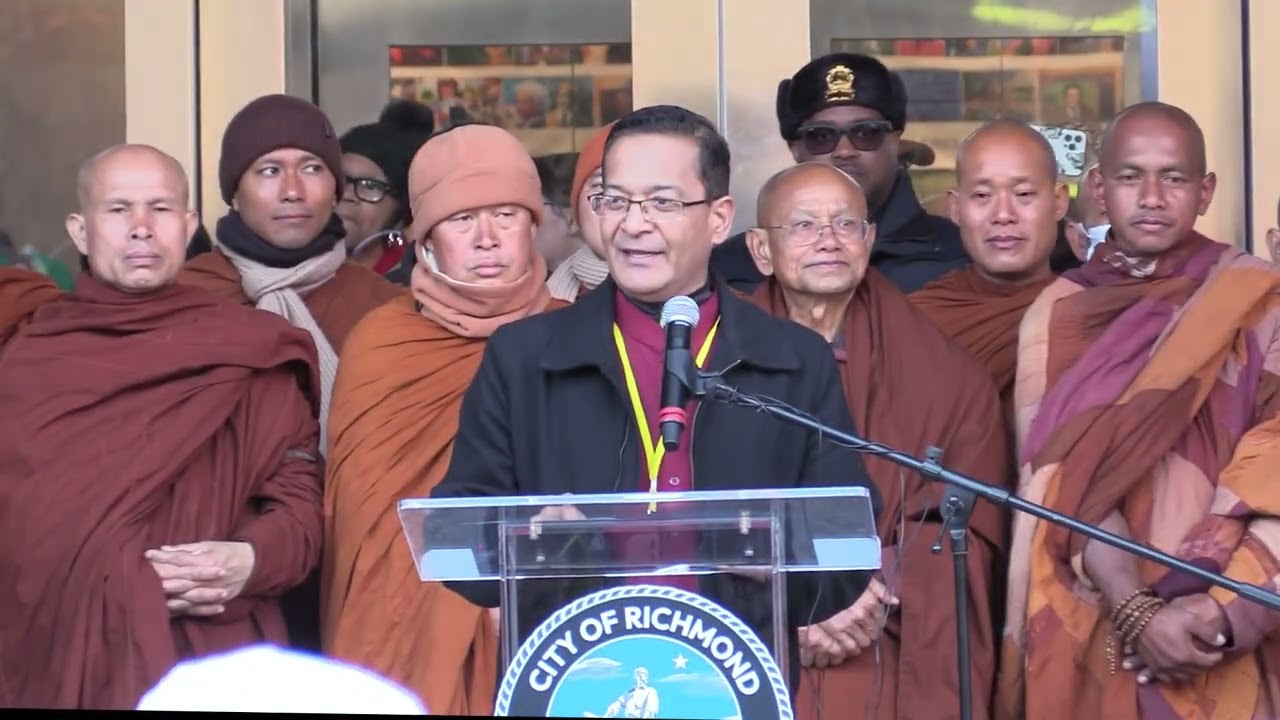 100 Day Buddhist Monks Walk For Peace Feb 2, 2026