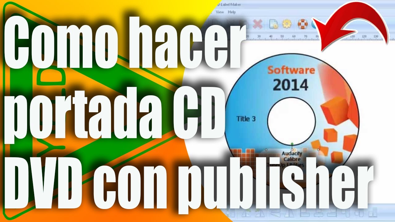 Como hacer portada CD DVD con publisher YouTube
