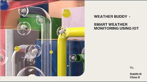 Submission for Playo Labs RoboCap League - WEATHER BUDDY - Smart Weather Monitoring using IoT