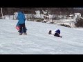 Sledding in New Hampshire