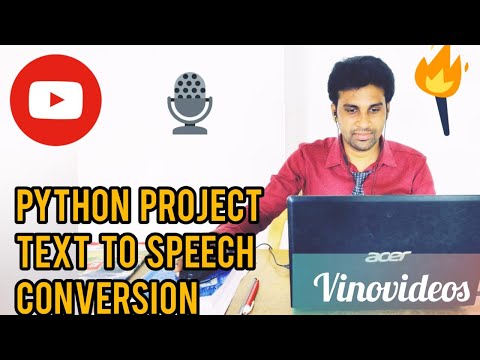 Python Text to speech conversion