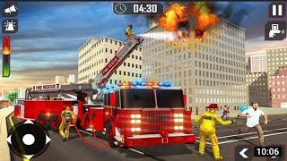 Fire Truck Driving Rescue 911 Fire Engine Games - Best Android Games screenshot 5