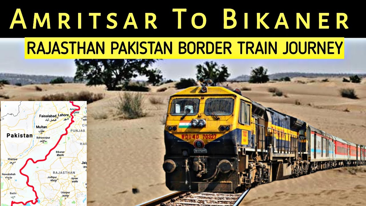 India - Pakistan Border Line Train Journey *The Last Train Ran on this ...