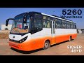 Eicher 46d seater bus  wheelbase 5260 mm  2x3  rex coaches rpcil