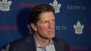 Maple Leafs Morning Skate: Mike Babcock - December 4, 2018