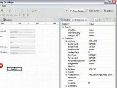 Servoy 4 - Introduction to Form Objects