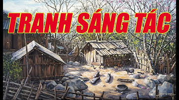 Tranh sáng tác - Phong cảnh vùng cao / Tranh phong cảnh tây bắc / Tranh sơn dầu A Lử