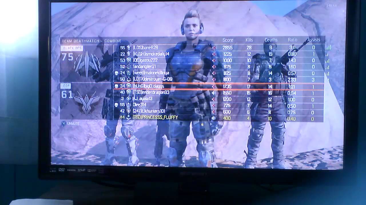 Black ops 3 SnD using a knife w/enderdragon