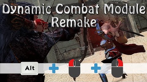 Skyrim MOD Showcase ⚔️ Dynamic Combat Module Remake