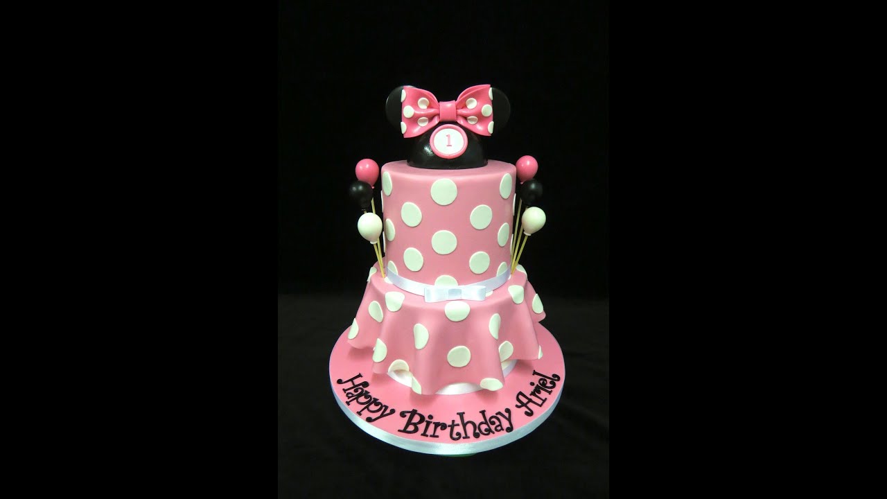 minnie mouse birthday cake