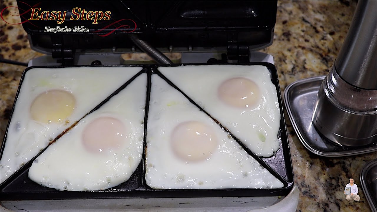 How To Make Egg Sandwich in Sandwich Grill 
