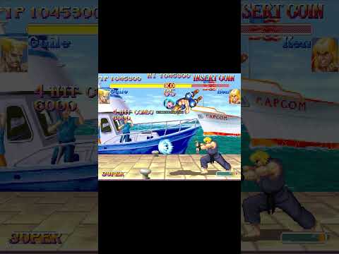 SUPER STREET FIGHTER II TURBO - GUILE COMBO 3 #tas #ultimateplayer #streetfighter #arcade #guile