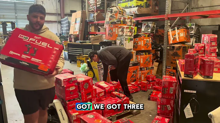 We Bought a Milwaukee Tool Liquidation Pallet—You Won’t Believe How Much It’s Worth!