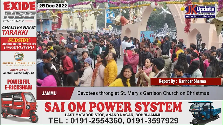 Devotees throng at St. Mary's Garrison Church on C...