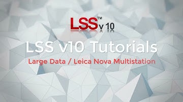 Large Data - Leica Nova Command - LSS Tutorial