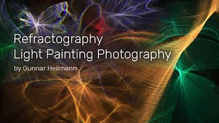 Hypnotizing Wine Glass Refraction Flares - Light Painting Refractography Video