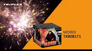 FAJERWERKI TXB081T1 42S 1'' BATERIA MOROI T1 TRIPLEX FIREWORKS
